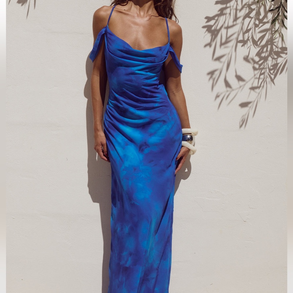 Runway the Label LAVONI MAXI DRESS - RAMONA BLUE